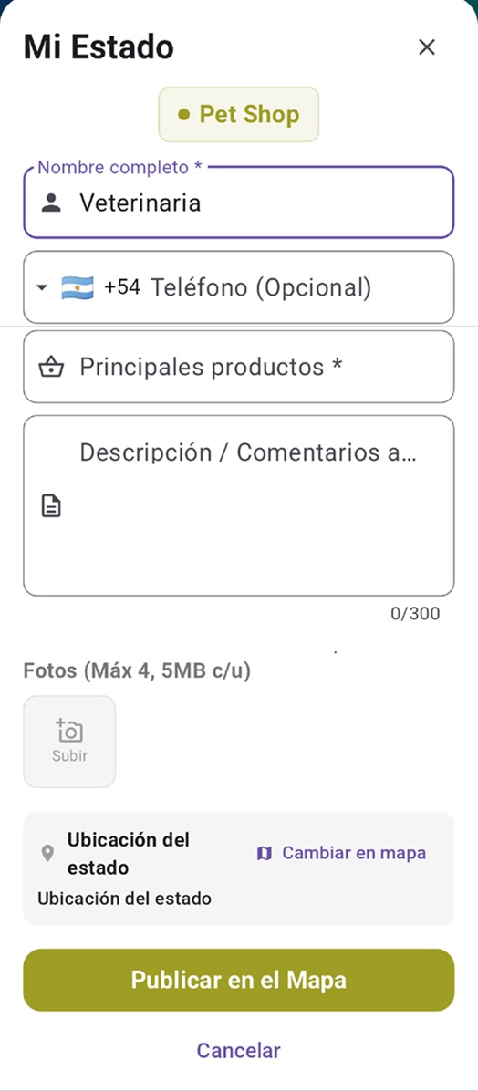 Crear publicación
